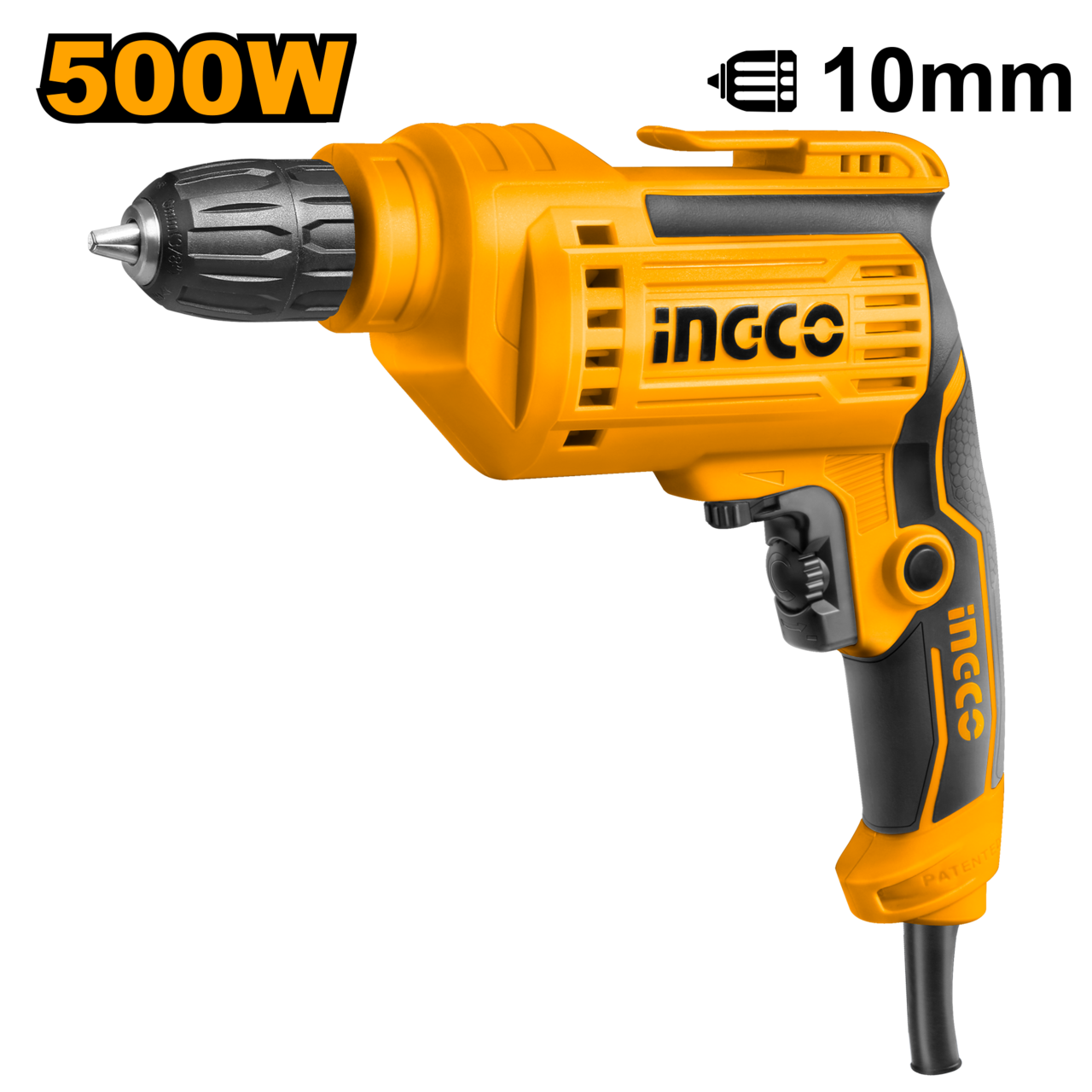 Ingco Electric Drill 500w 10mm Chuck Corded Northern Bolt Tool