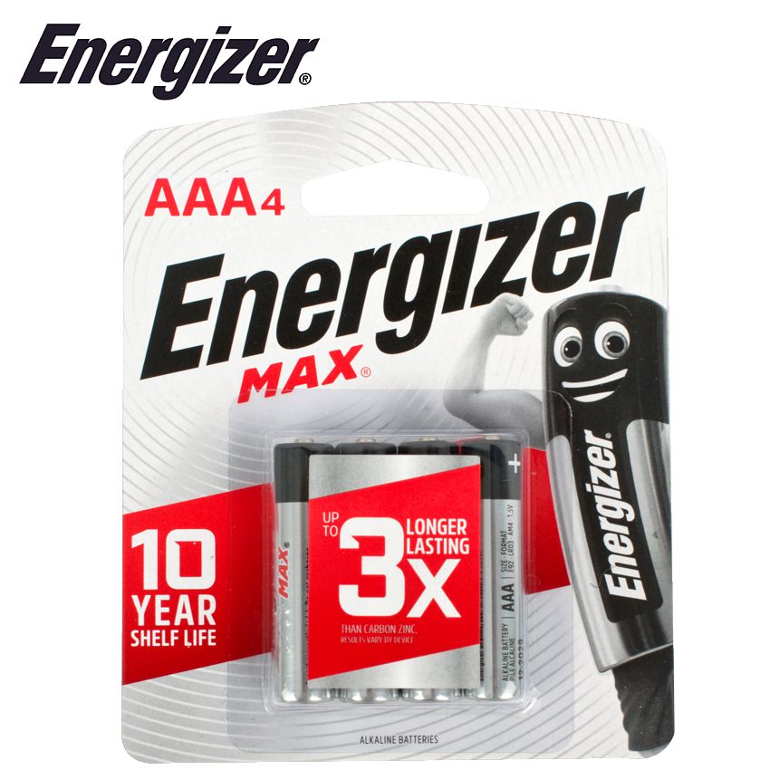 Energizer Max Aaa Batteries 4 Pack