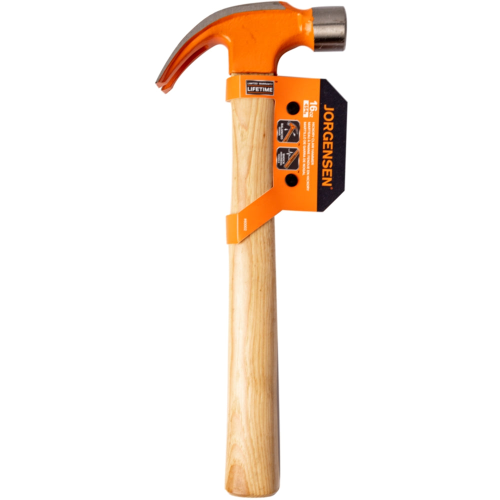 Pony Pony Hammer Claw Hickory 16Oz  280Mm Wooden Handle