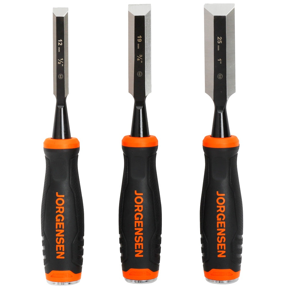 Pony Wood Chisel Set 3Pc Jorgensen