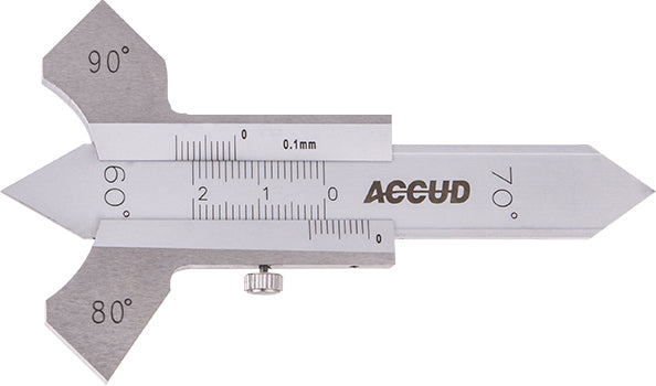 Accud Welding Gauge 0-8Mm/0-20Mm/ 60,70,80,90Deg.