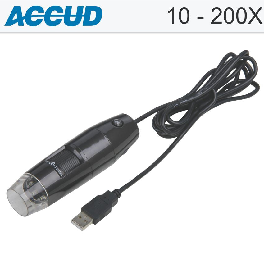 Accud Accud Digital Microscope 10-200X