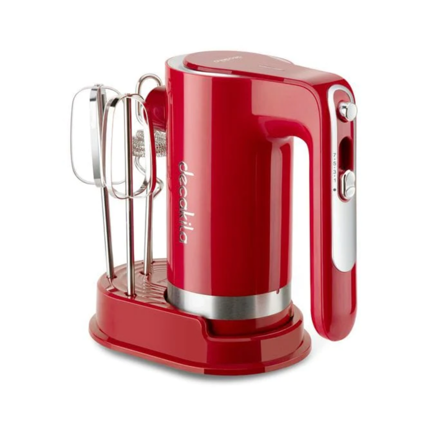 Decakila Cordless Hand Mixer - Red