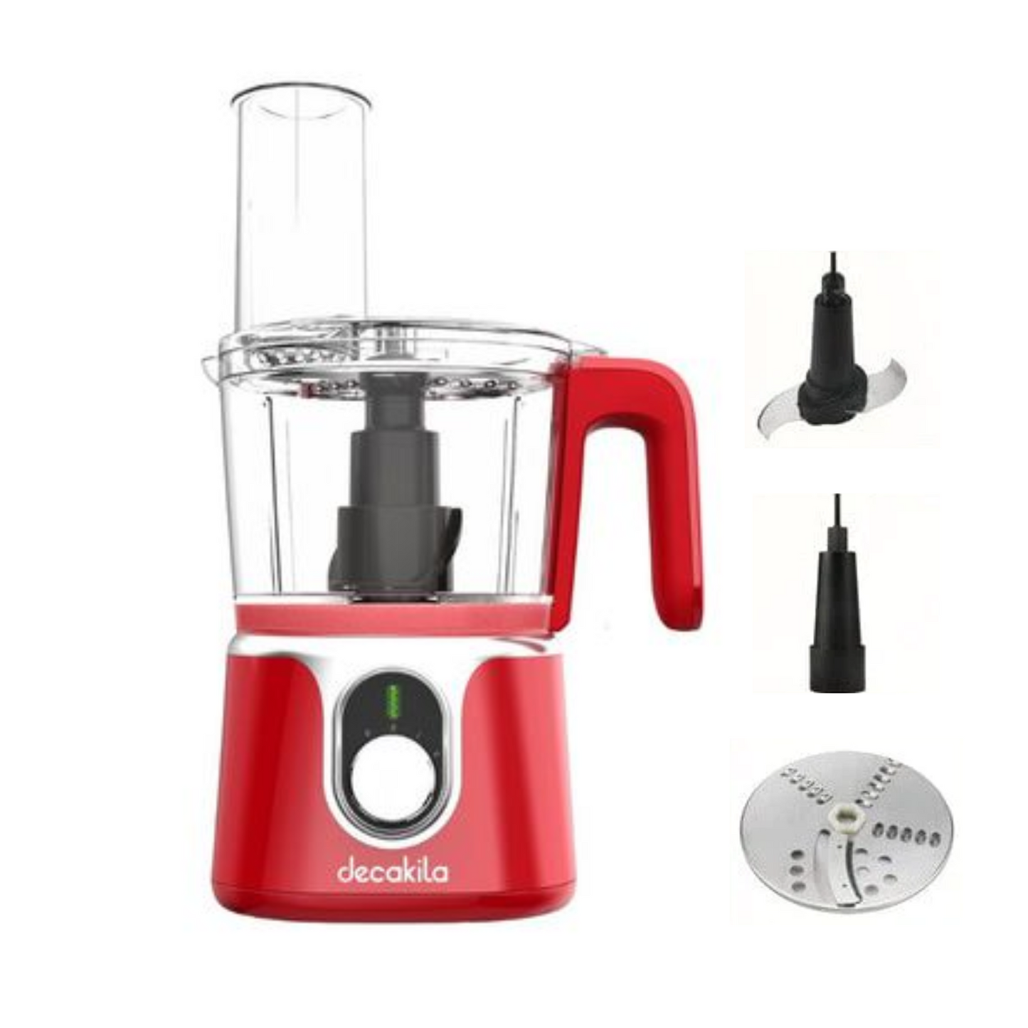 Decakila Cordless Food Processor - Red