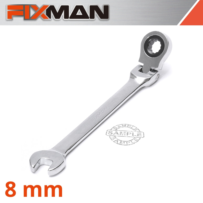 Fixman Fixman Flexible Ratchet Combination Wrench 8Mm