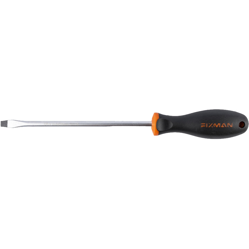 Fixman Fixman S/Driver Slotted 8X1.2X100Mm Crv With Ergonomic Handle