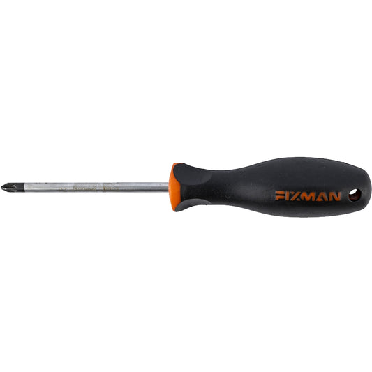 Fixman Fixman S/Driver Pozi  Pz2  6X100Mm Crv With Ergonomic Handle