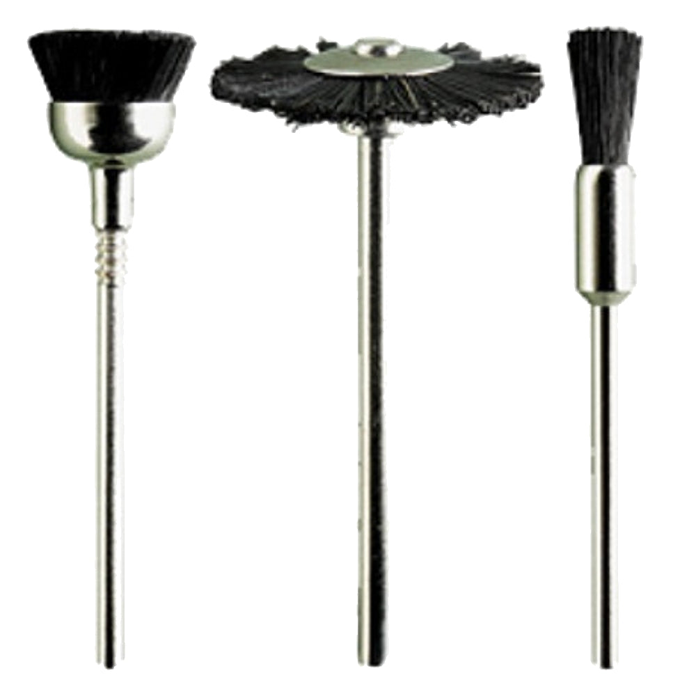 Pg Assorted Black Bristle Brushes. 3Pcs – Northern Bolt & Tool