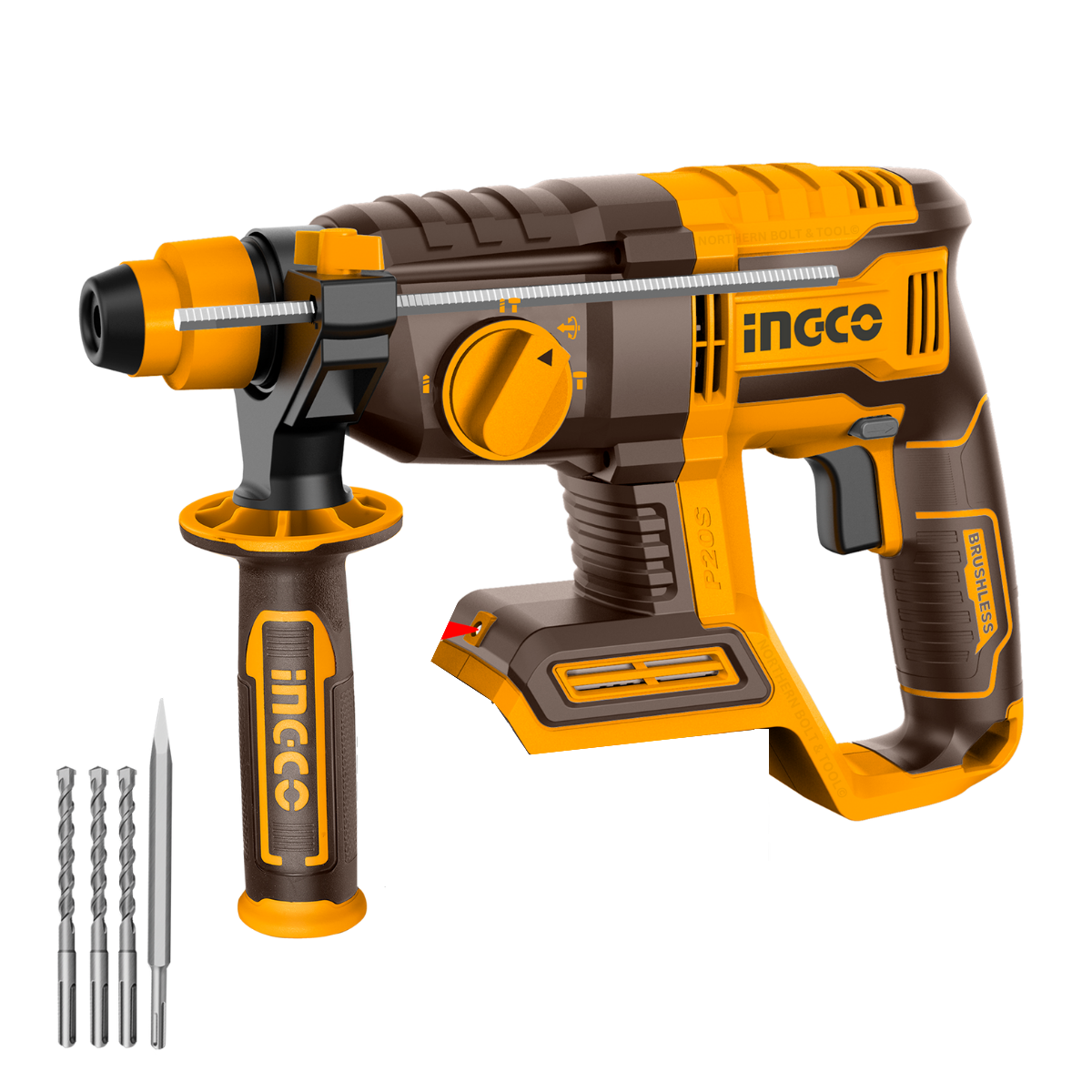 Ingco Cordless Rotary Hammer Drill Lithium-Ion 20V  CRHLI20208