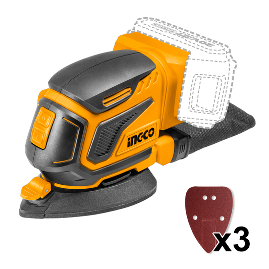 Special - Ingco Cordless Palm Sander 20V (Mouse/Delta Sander)