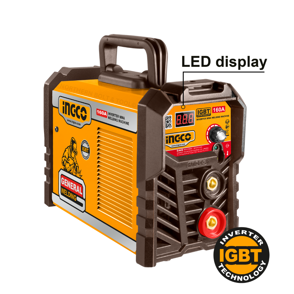 Ingco Mma Inverter Welder - 160A – Northern Bolt & Tool