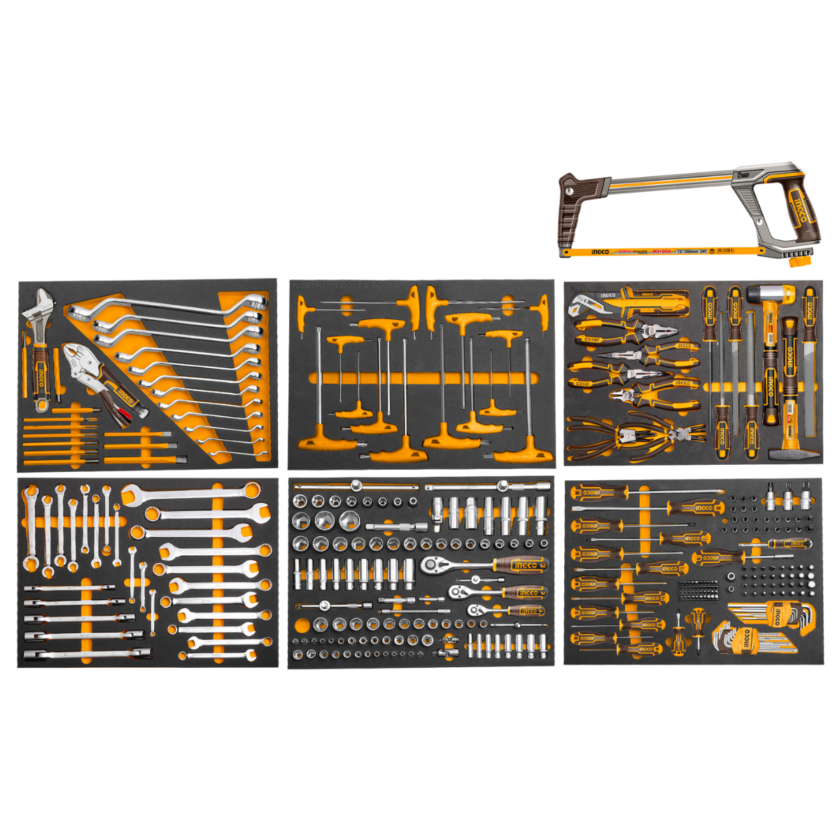 Ingco Tool Chest Set 328 pcs HTCS273281