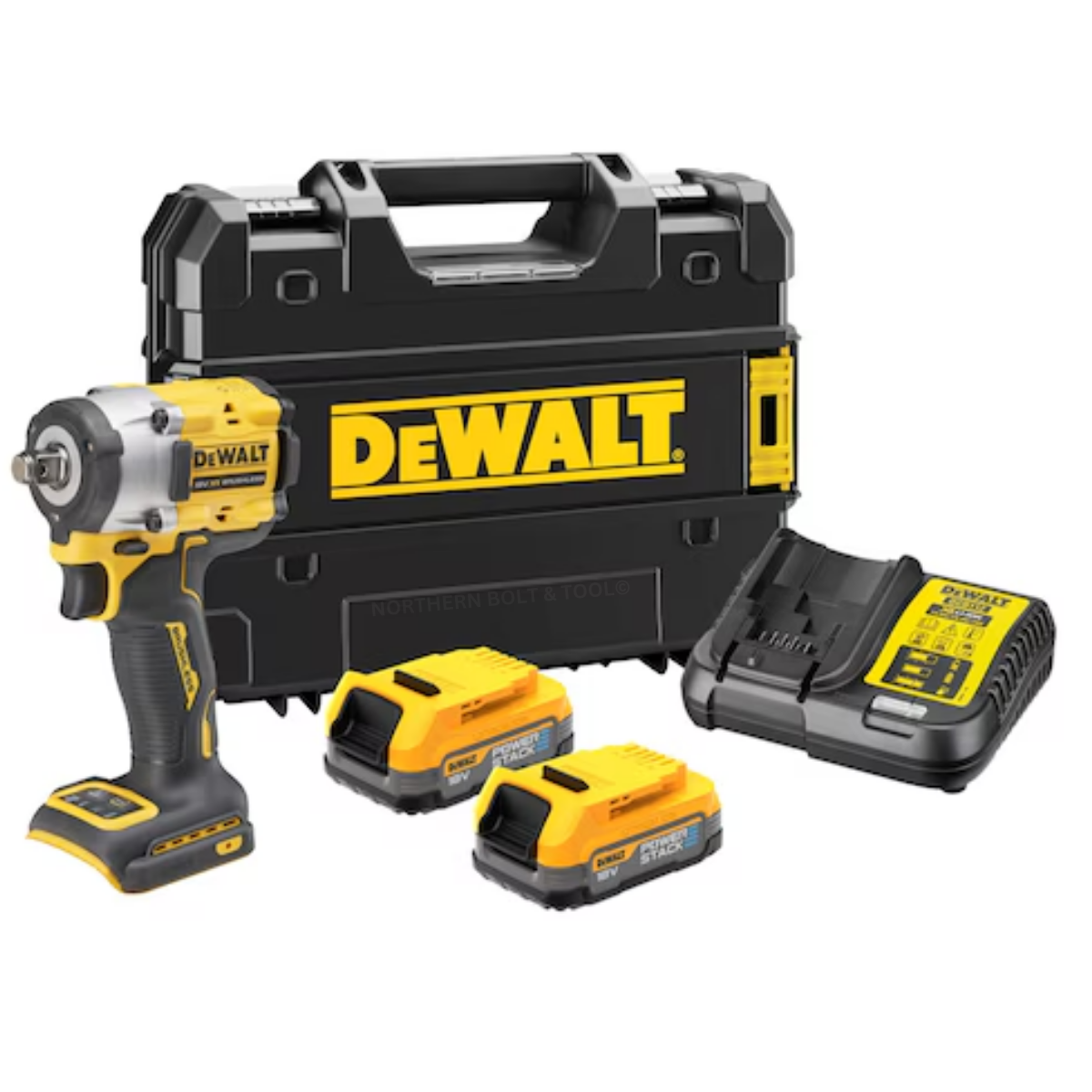 DeWalt Cordless Impact Wrench 1/2" Drive 18v Kit