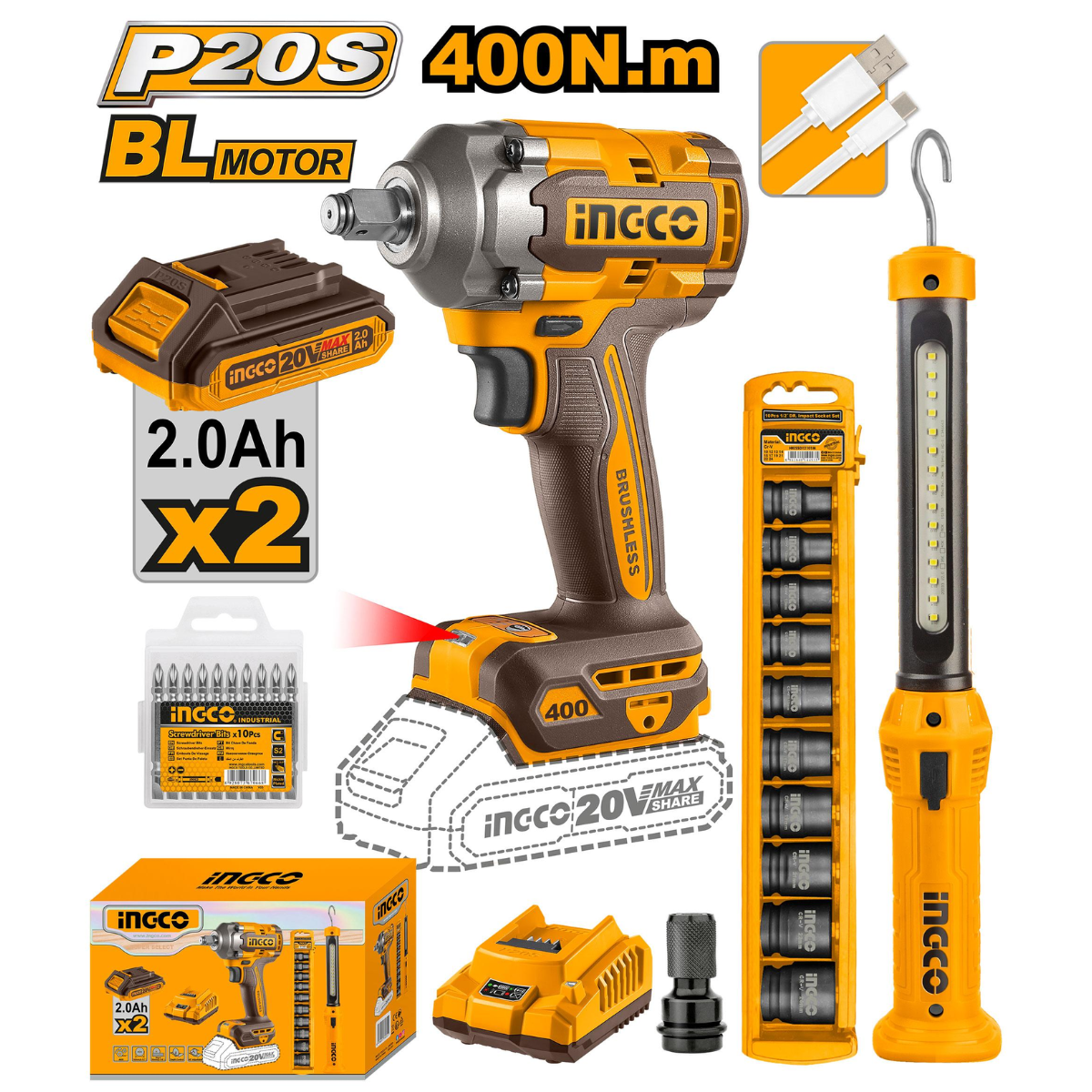 Ingco cordless impact driver sale