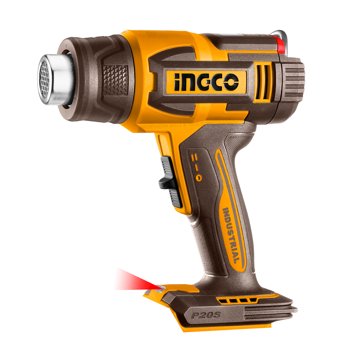 Ingco Cordless Heat Gun 20V with LCD screen (Tool Only) HGLI2003