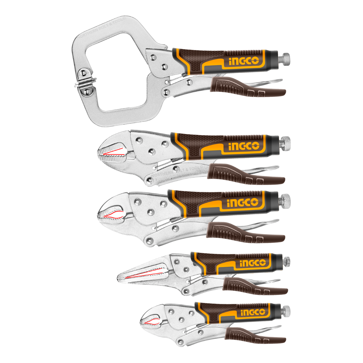 Ingco 5 Piece Pliers Set COS23091