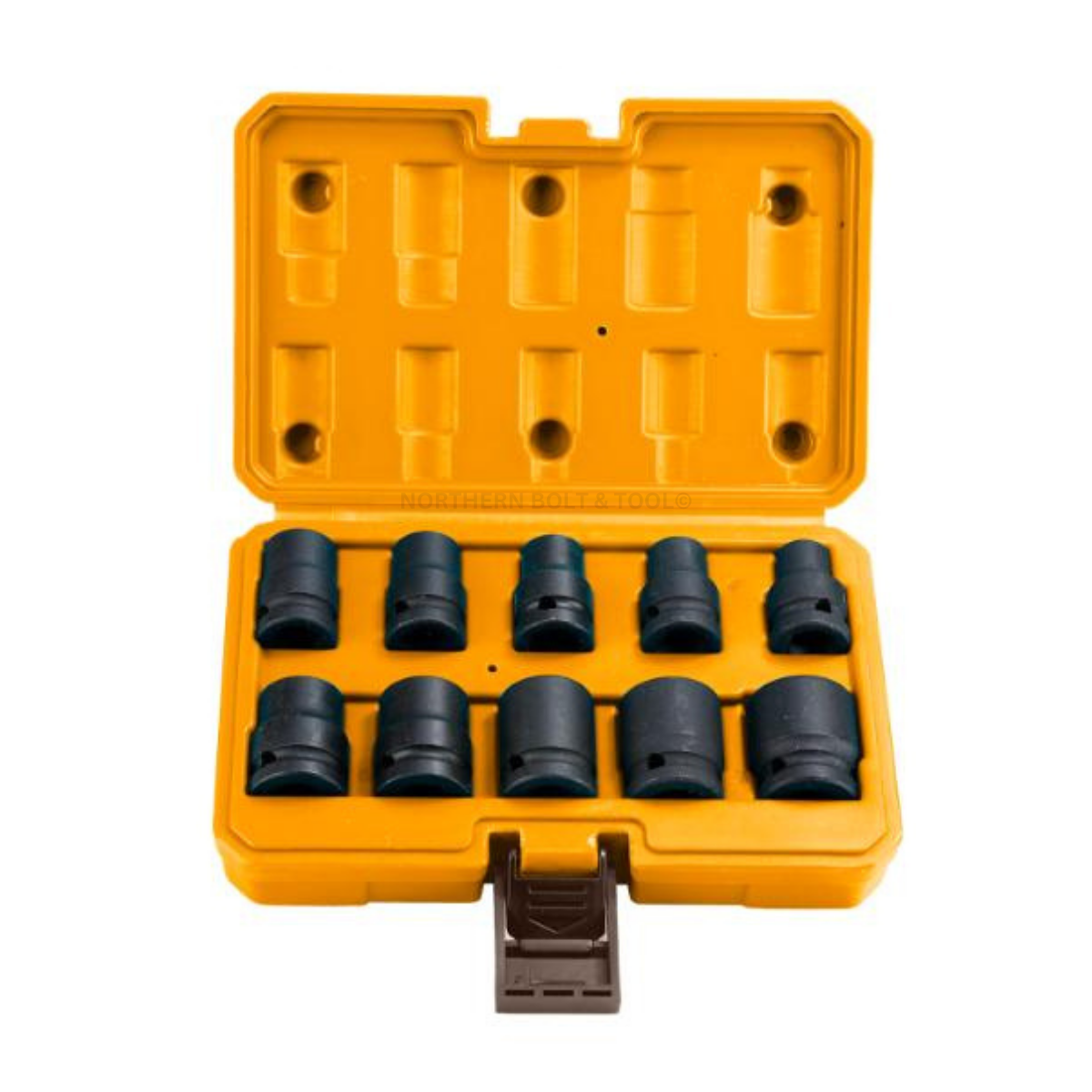 Ingco 1/2" Drive Impact Socket Set 10Pcs HKISSD12101