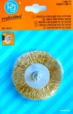 Pg 75Mm Brass Wire Wheel Brush