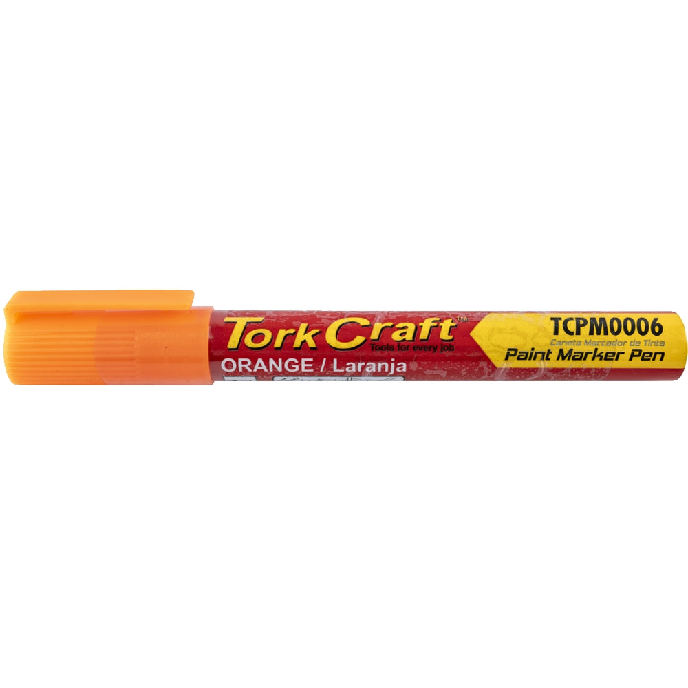 Tork Craft Paint Marker Pen 1Pc Orange Bulk