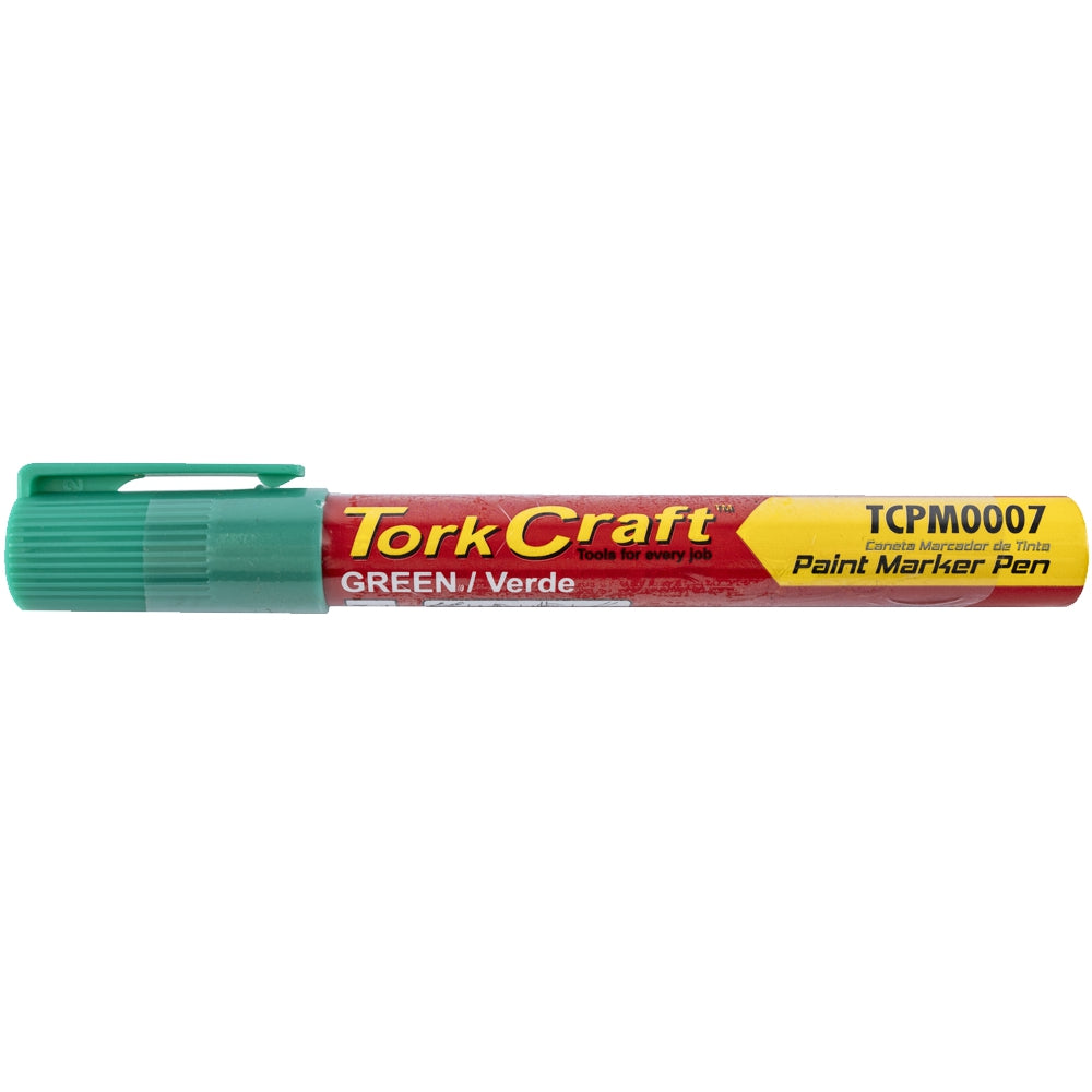 Tork Craft Paint Marker Pen 1Pc Green Bulk