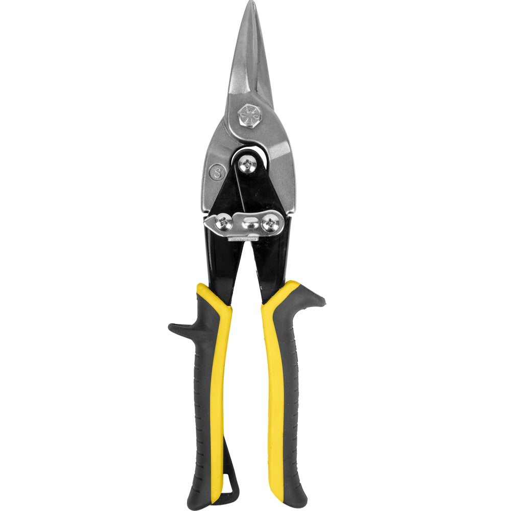 Miles Tin Snip 260Mm Straight & Shape Cut Yellow