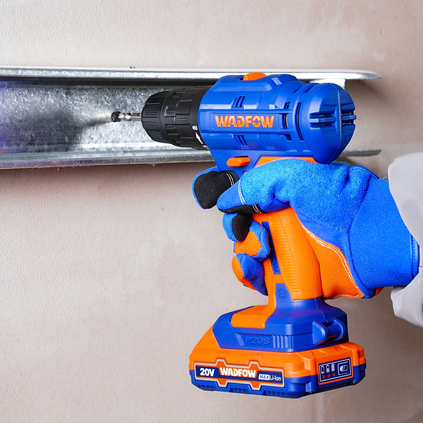 Wadfow Lithium-Ion Cordless Drill