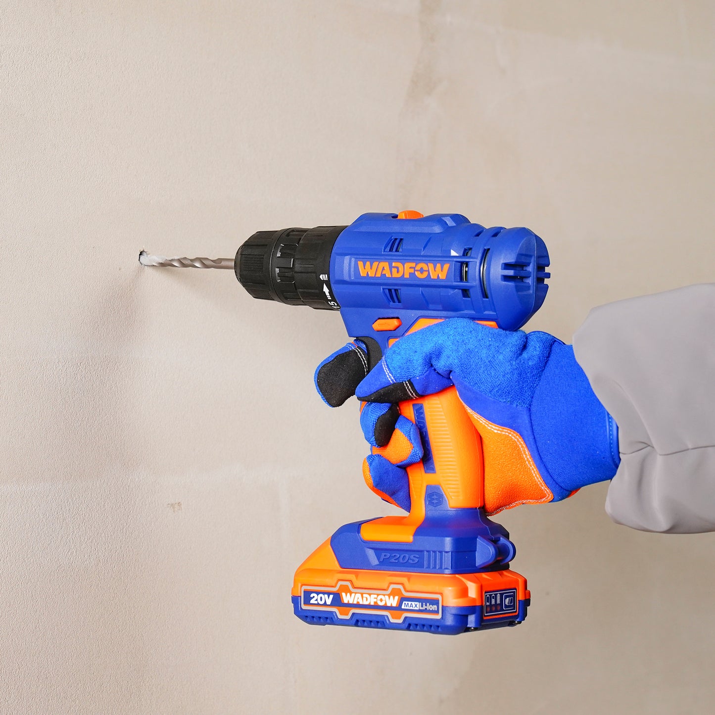 Wadfow Lithium-Ion Cordless Drill