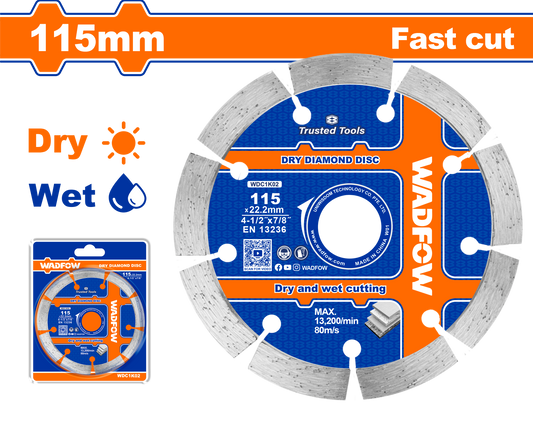 Wadfow Dry diamond disc 115mm WDC1K02