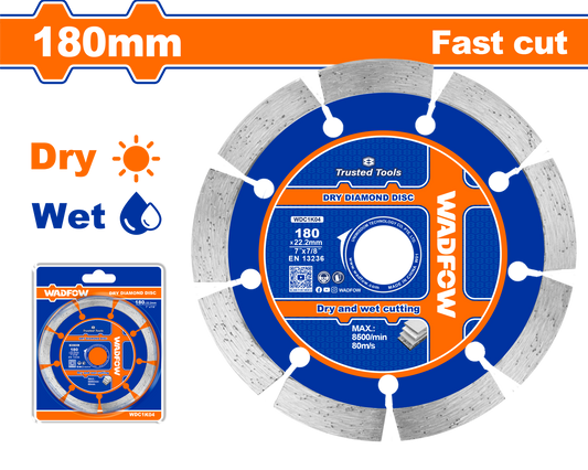 Wadfow Dry diamond disc 180mm WDC1K04