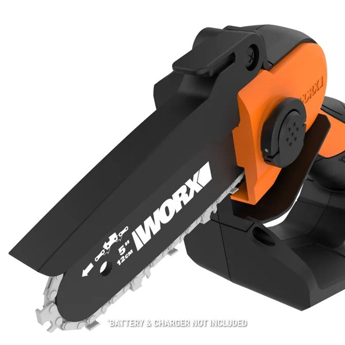 WORX One Handed Chainsaw Cordless 12CM 20V | Tool Only