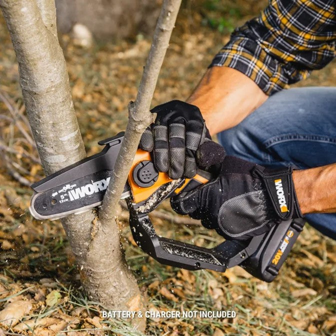 WORX One Handed Chainsaw Cordless 12CM 20V | Tool Only