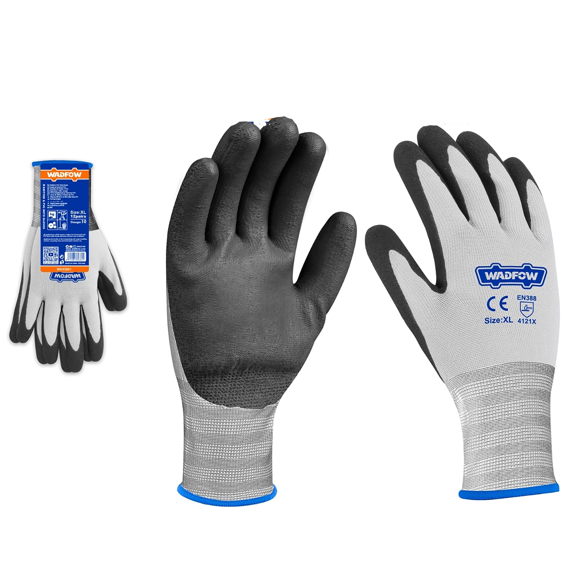 Wadfow Nitrile frosted coated gloves WGV2803