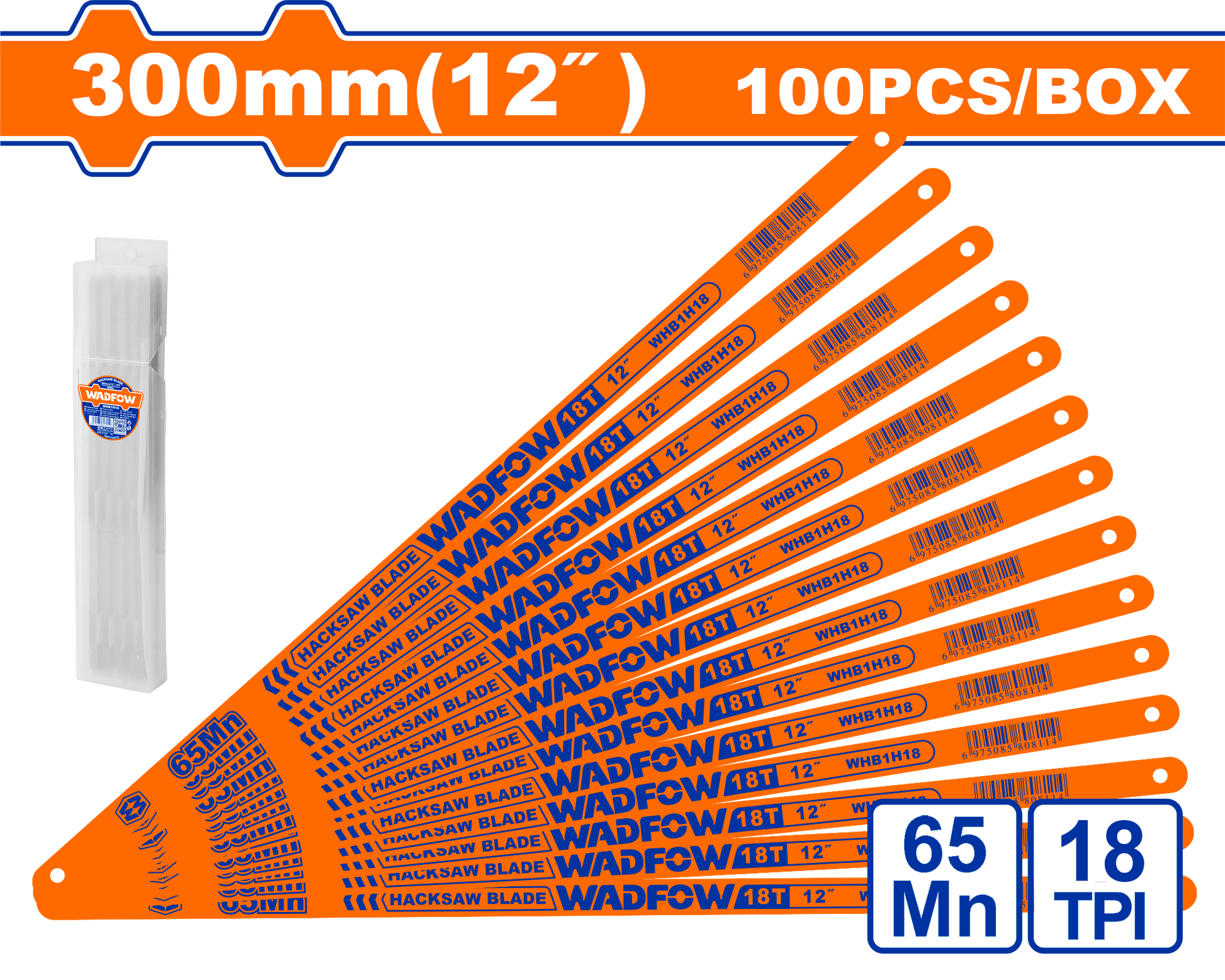 Wadfow Hacksaw blade 300mm WHB1H18