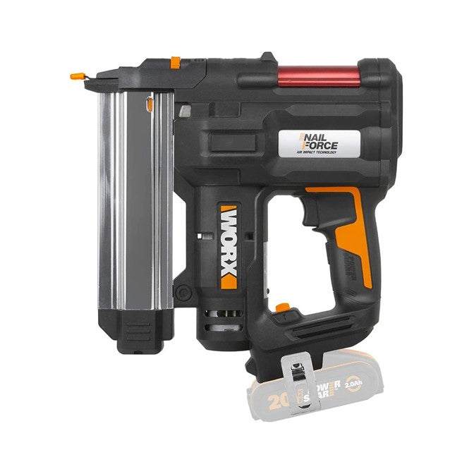 WORX NAIL FORCE Cordless 18 Gauge Nail & Staple Gun 20V | Tool Only