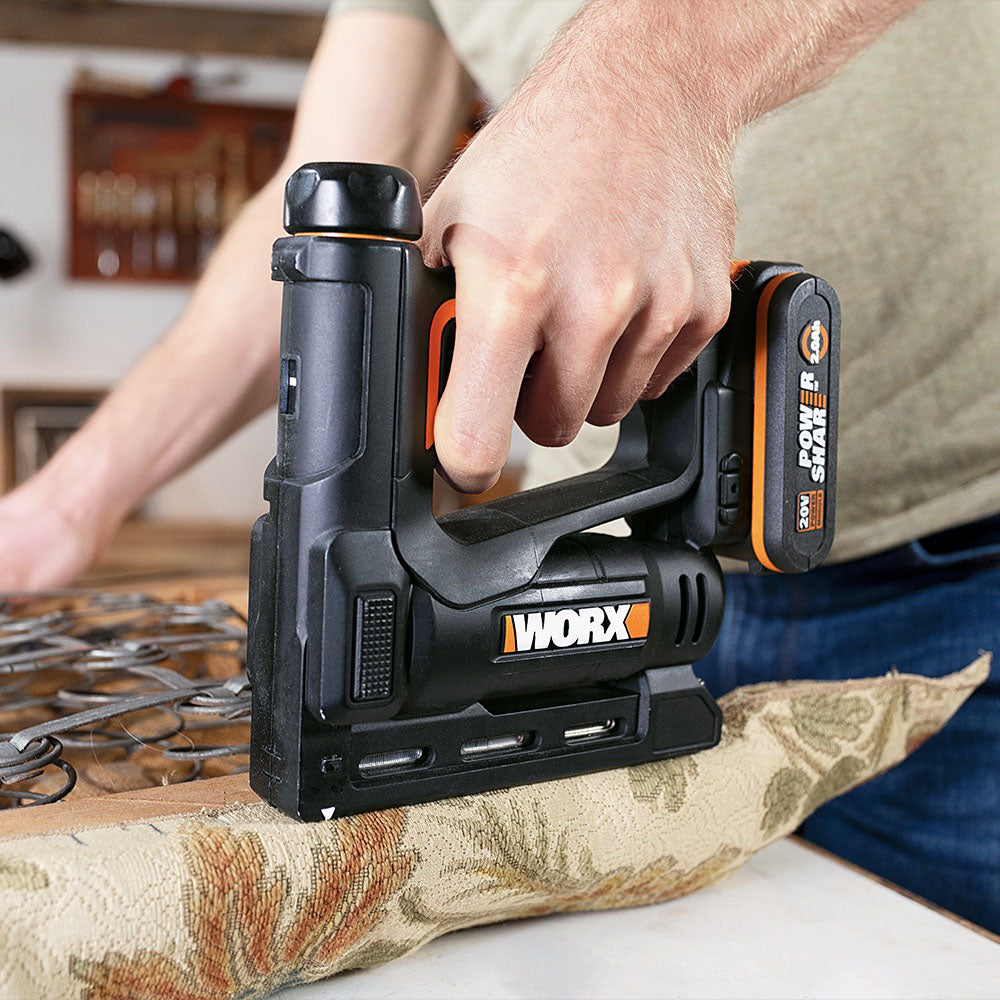 WORX NITRO Crown Stapler 3/8? Cordless With Impact Technology 20V | Tool Only