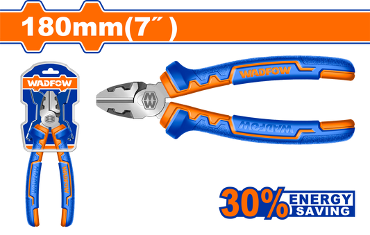 Wadfow High leverage diagonal cutting pliers 7" WPL3717