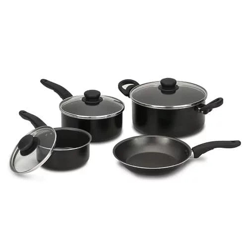 Decakila Non-Stick Aluminium Cookware Set - 7 Pieces