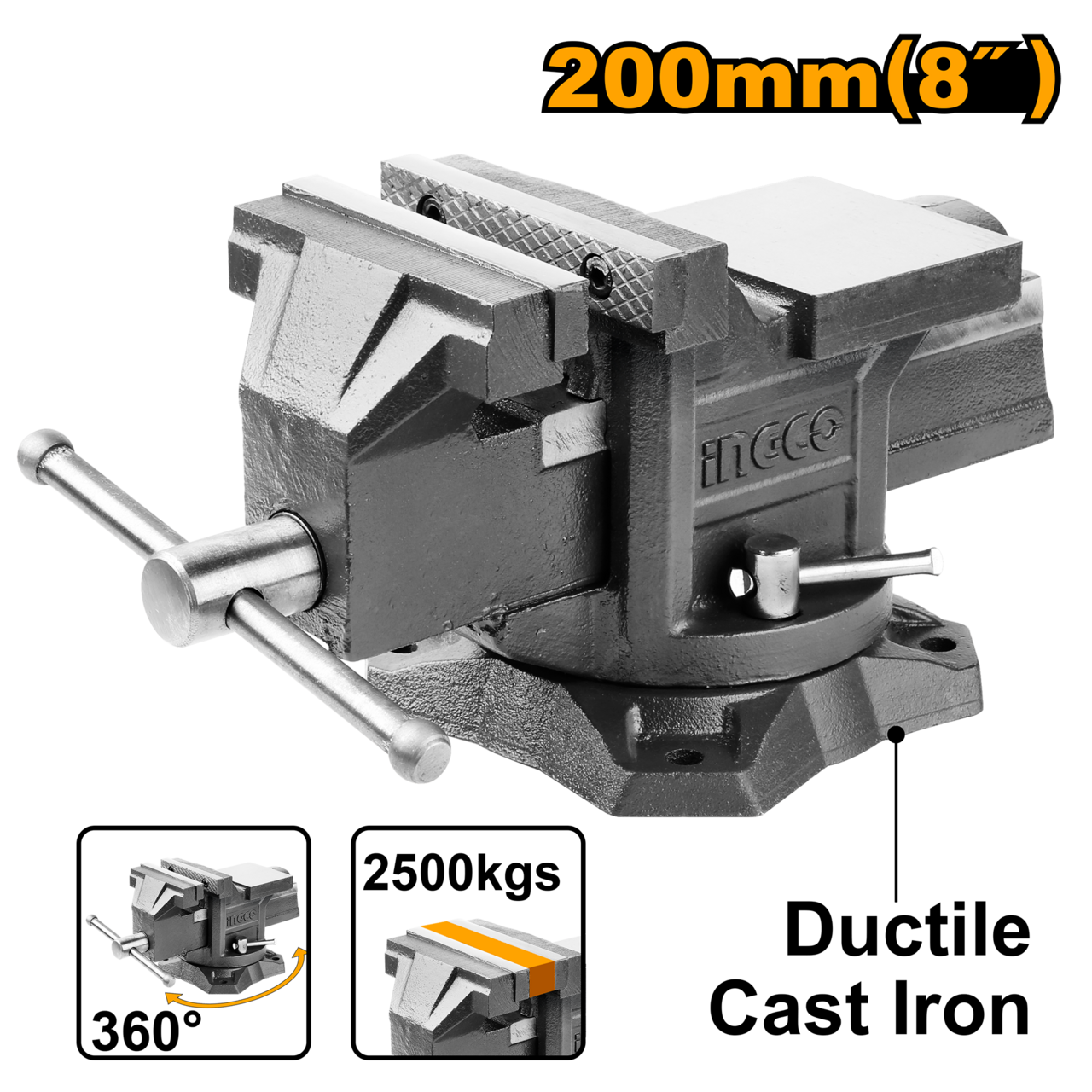 Ingco Bench Vice 200mm