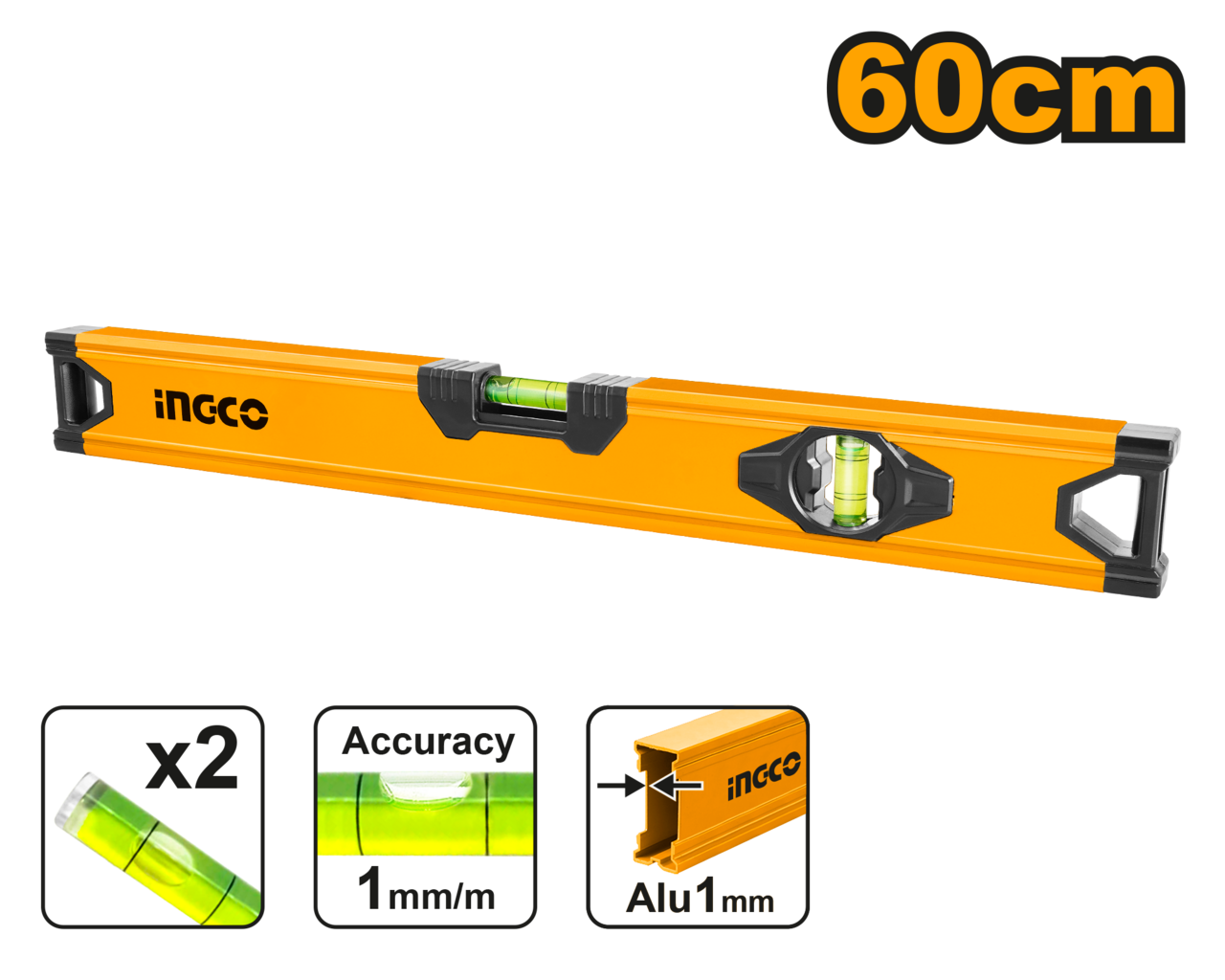 Ingco Spirit Level 60cm