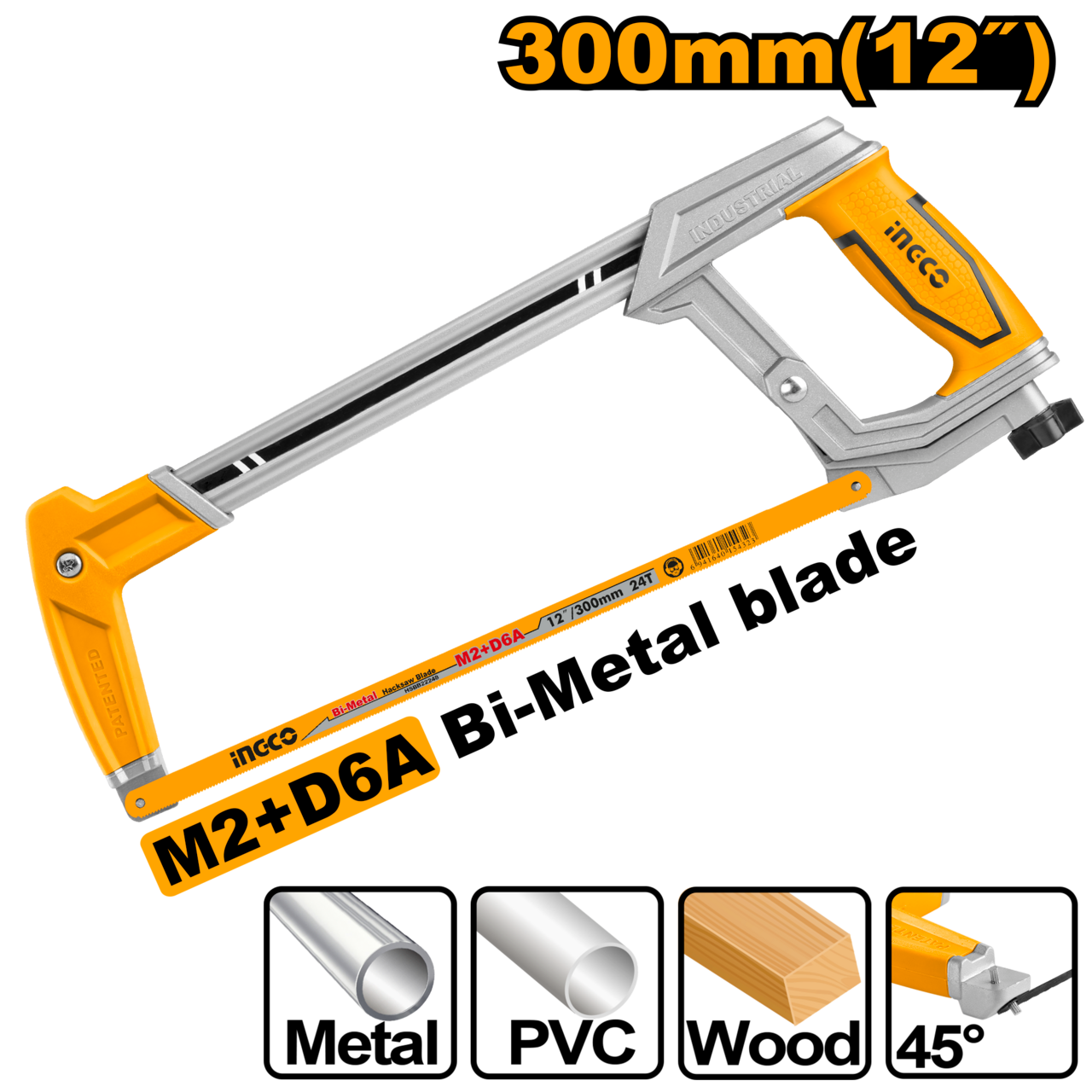 Ingco Hacksaw Frame 300mm