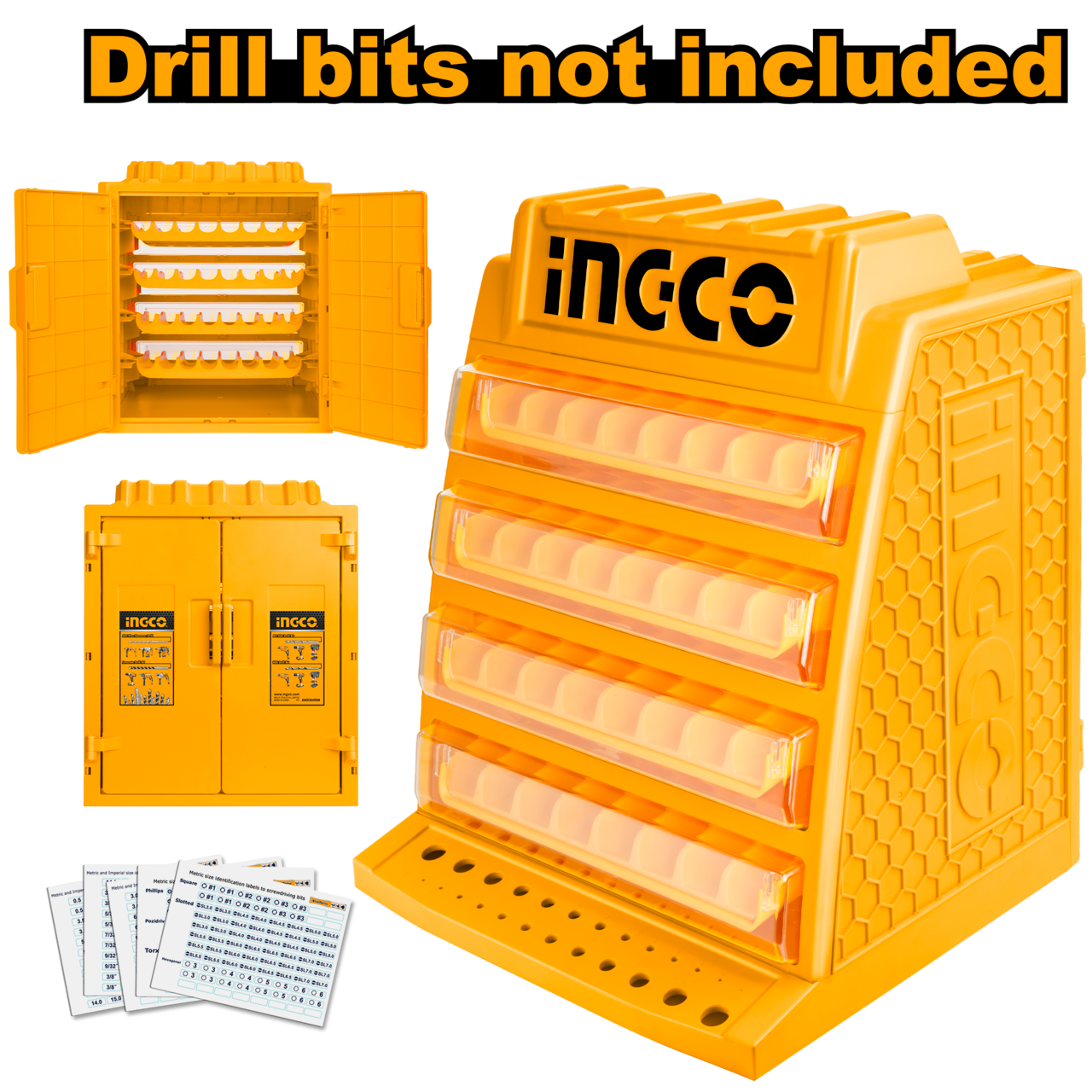 Ingco Drill bits display box