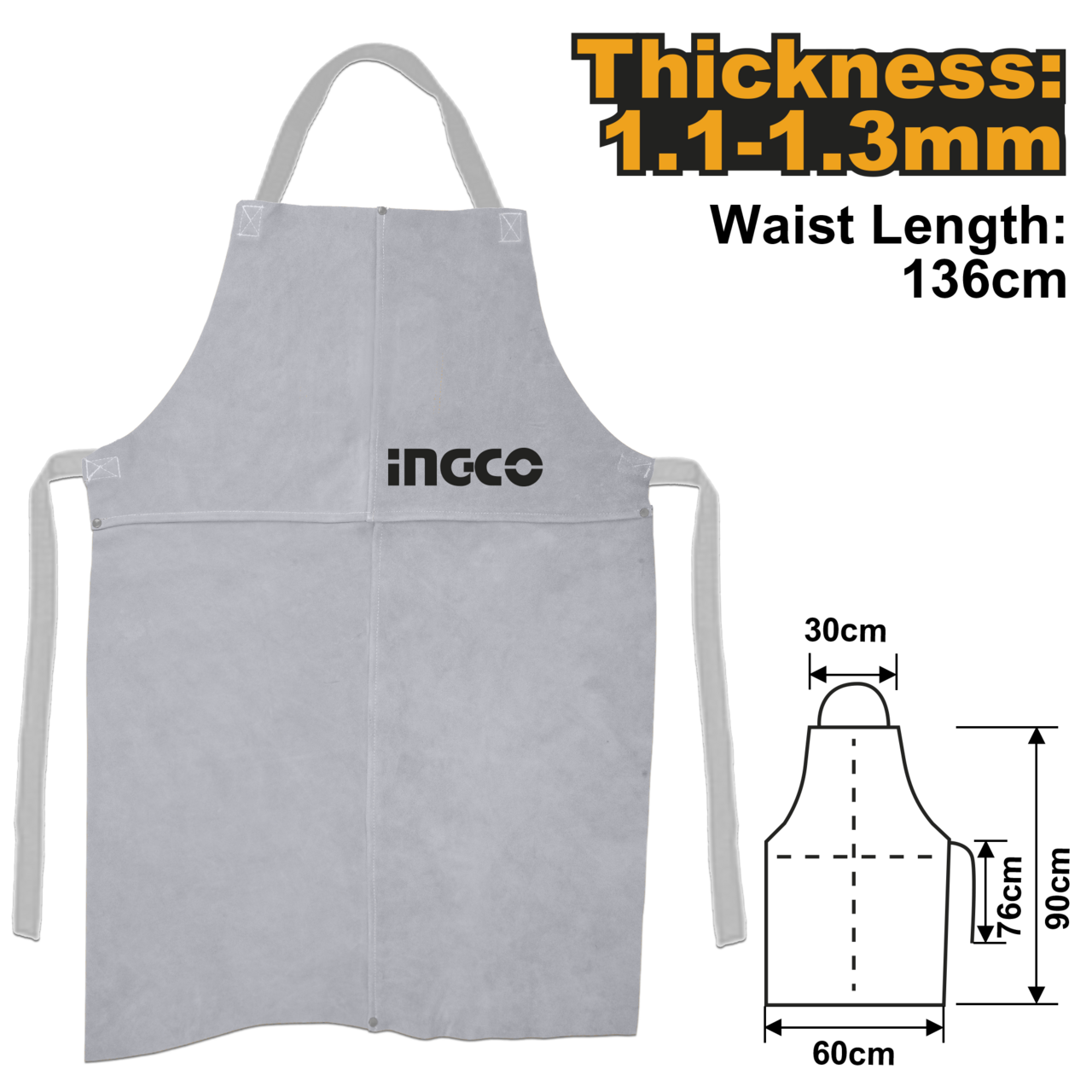 Ingco Leather Welding Apron