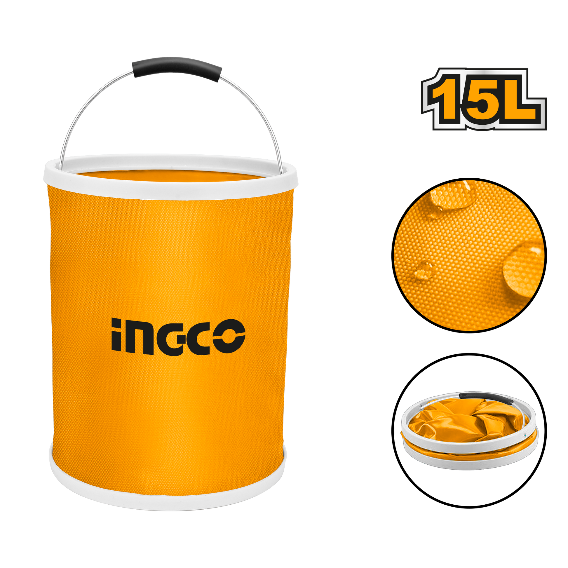 Ingco Foldable Bucket 15L