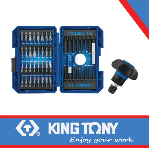 King Tony Palm Ratchet Screwdriver Set 49Pc