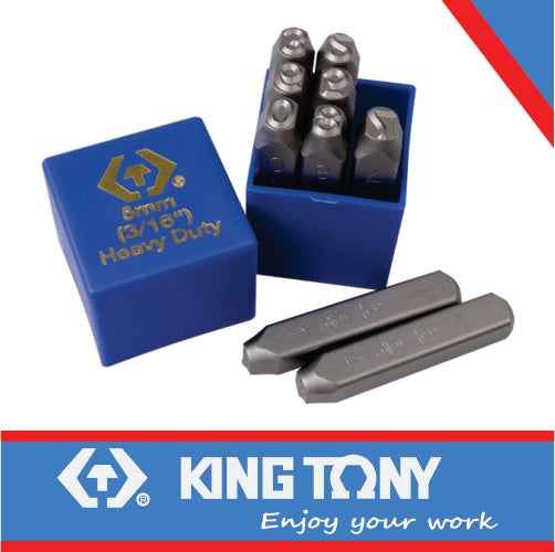 King Tony Punch Set Number 5Mm 0-9