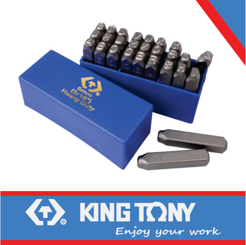 King Tony Punch Set Letter 5Mm A-Z Heavy Duty