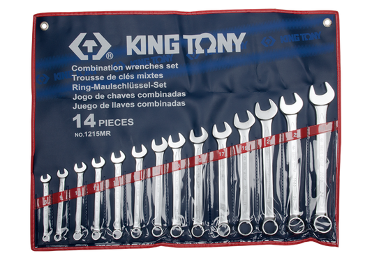 King Tony Combination Spanner Set 8-24Mm 14 Pieces freeshipping - Africa Tool Distributors