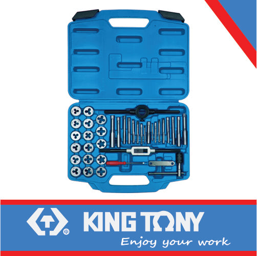 King Tony 39 Piece Tap & Die Set - Metic