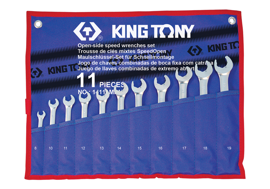 King Tony Combination Speed Wrench  Set  8-19Mm 11 Pieces freeshipping - Africa Tool Distributors