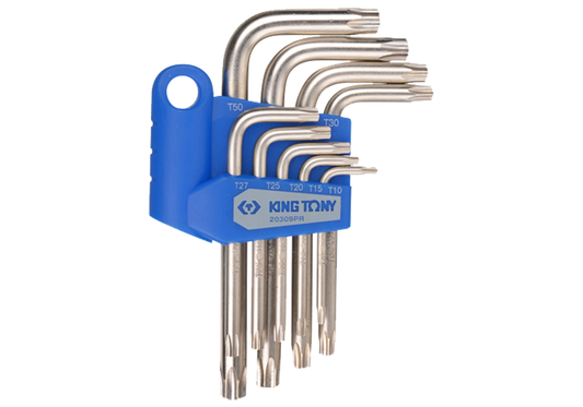 King Tony Torx Key Set 9Pc L Type T10-T50 freeshipping - Africa Tool Distributors